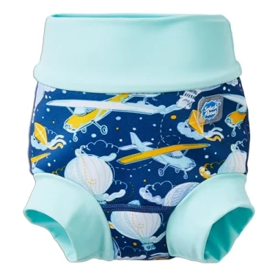 Image de Splash About Happy Nappy Duo Couche de bain réutilisable, Up in the Air, 6 12 mois