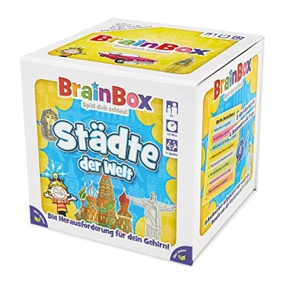 Image de Brain Box 94944 Villes du Monde Jeu éducatif Quiz pour Enfants à partir de 8 Ans