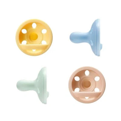 Image de Sucette Tommee Tippee imitant le sein, légère, design en une seule pièce silicone, tétine symétrique, 0 6m, lot de 4