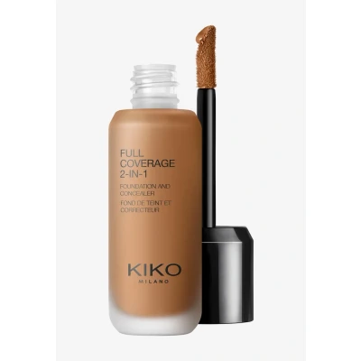 Image de KIKO Milano FULL Coverage 2 IN 1 Foundation AND Concealer Correcteur, Femme, Taille: 25 ml, Warm beige 110