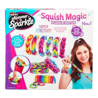 Image de Shimmer and Sparkle n Squish Magic Bubble Bands Kit de Fabrication Bracelets d&#039;amitié en Caoutchouc, 17343