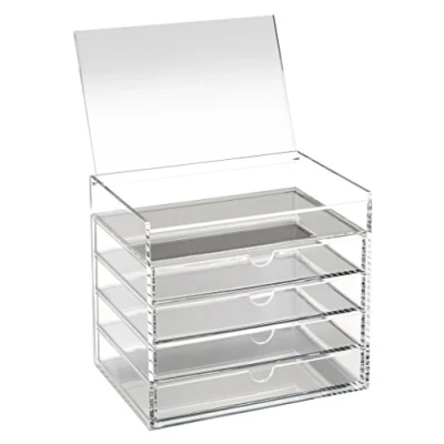 Image de OSCO Acrylic 5 Drawer Chest with Flip Up Lid, A3280, Tier