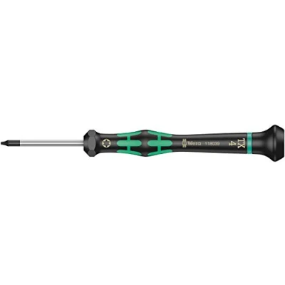 Image de Wera 05118039001 2067 Tournevis électronicien TORX, TX 4 x 40 mm, Noir/vert