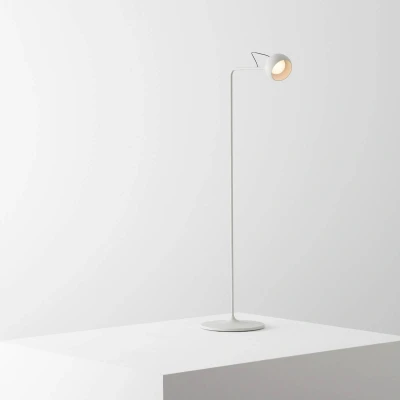 Image de Artemide Ixa Reading lampadaire LED dim blanc gris