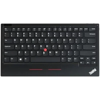 Image de Clavier LENOVO THINKPAD TRACKPOINT Sans fil RF + Bluetooth QWERTY Noir