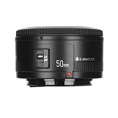 Image de Yongnuo YN 50 mm F/1.8 AF/MF Objectif de Mise au Point Automatique pour appareils Photo Canon Gamme EF EOS