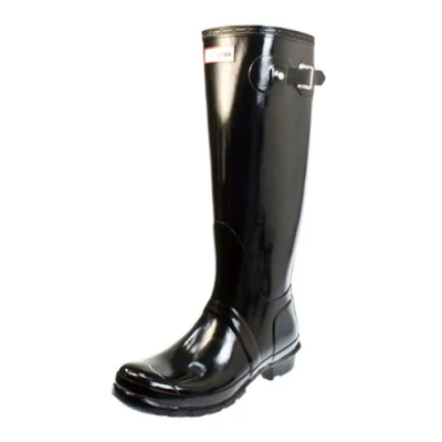 Image de Hunter Gloss Tall, Bottes femme Noir brillant, 39 EU
