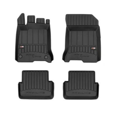 Image de FROGUM 3D408395 Ensemble de tapis sol Caoutchouc avant et arrière 4 noir RENAULT: LAGUNA 3, 3 Grandtour