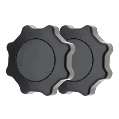 Image de 2pcs Molette Bouton Tournant de Réglage Dossier Siege 1J088167F 18D881671 Compatible with Polo Golf Jetta MK4 Passat Beetle Bora