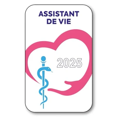 Image de SIGNAL SAFETY Autocollant Sticker Vignette Caducée 2024 pour Pare Brise en Vitrophanie V1 Assistant de Vie