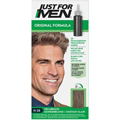 Image de Just FOR MEN Shampooing Colorant Châtain clair