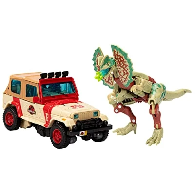 Image de Transformers Collaborative Jurassic Park x, Figurines Dilophocon et Autobot JP12