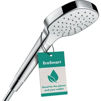 Image de hansgrohe Croma E Douchette à main 110 1jet EcoSmart, blanc/chromé, 26815400