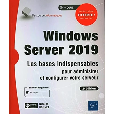 Image de Windows Server 2019 Les bases indispensables pour administrer et configurer votre serveur (2e édition)