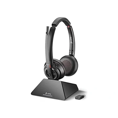 Image de POLY Micro casque Savi 8220 DECT UC USB A 1880 1900 MHz certifié Microsoft Teams Neuf