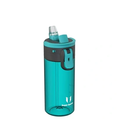 Image de Sparrow Gourde Enfant TouchFlow Tritan Bouteille d&#039;eau 500ml sans BPA Gourdes Paille Convient pour Sport, l&#039;école, en Plein air