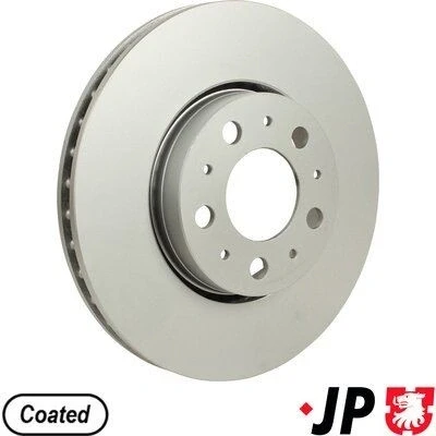 Image de JP GROUP 4963100700 Disque de frein Essieu avant 286 26 5 ventilé revêtu VOLVO: S60 I, V70 2, XC70 I Cross Country