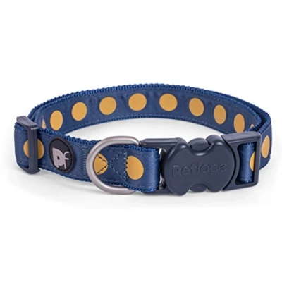 Image de Petface Ocra Collier pour Chien Motif Pois Taille S