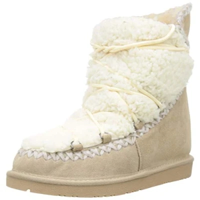 Image de Gioseppo Bottines compensées, Femme, Taille: 40, Camel Cuir et textile