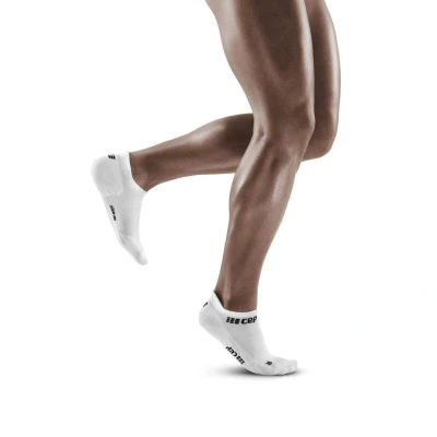 Image de CEP Compression THE RUN NO SHOW MADE IN Germany Socquettes, Homme, Taille: 38 42, White