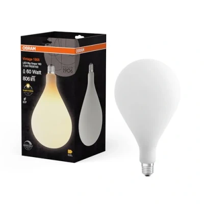 Image de OSRAM Vintage 1906 Big Grape est une à intensité variabdotée de la technologie LED dans un design filament décoratif. Il offre