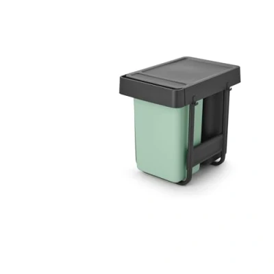 Image de Brabantia Seaux intégrés Sort&amp;Go, 2x15 L Gris foncé