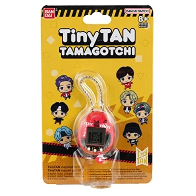 Image de TAMAGOTCHI Nano TinyTAN Rouge BTS 4 cm Virtual Pet Cyber électronique avec Les 7 étoiles Mini rétro Original Amusant Jouet pour Animaux de Compagnie