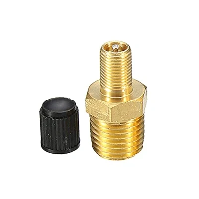 Image de Valve de Réservoir en Laiton,Valve Compresseur d&#039;air,Valve Noyau Standard avec des Bouchons D&#039;étanchéité pour Laiton D&#039;air (1/4 NPT)