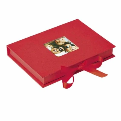 Image de walther design boîtes de rangement rouge avec découpe couvercle, Fun FB 112 R