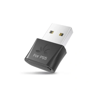 Image de Avantree DG80 Gaming (2025 Nouveau) Adaptateur Dongle USB Bluetooth 5.3 pour PS5 et Consoles de Jeu avec Faible Latence aptX Adaptive, Clé émetteur Audio sans Fil Casques Écouteurs