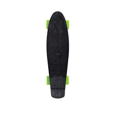 Image de Schildkröt Retro Skateboard, Planche de Qualité Supérieure en Plastique PP, Robuste y Durable, ABEC7, Axes Aluminium, Roues PU, Support Antidérapant, Couleur: Rouge, 510702