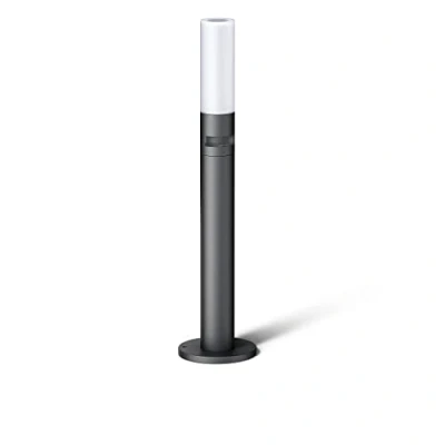 Image de Steinel LED lampe de chemin GL 65 S Anthracite, détecteur mouvement 180, jardin blanc chaud, allumage en douceur, veilleuse
