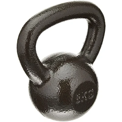 Image de Amazon Basics Kettlebell en fonte 8 kg, noir