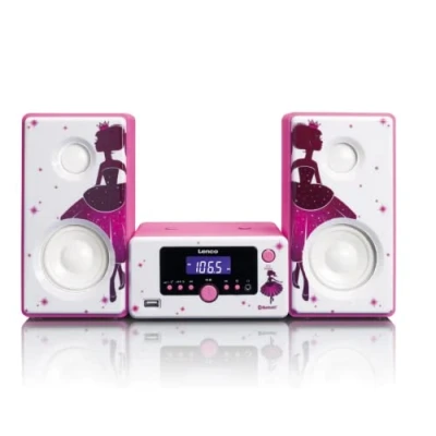 Image de Lenco MC 020 Système Compact avec Radio FM Bluetooth et USB