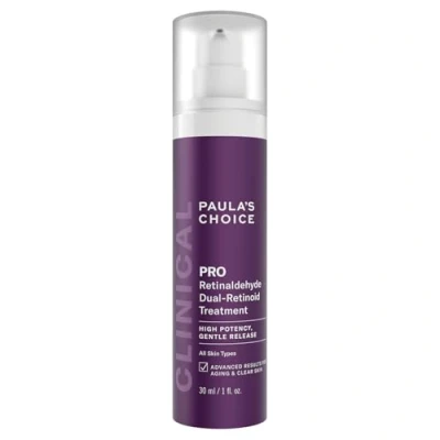 Image de Paula&#039;s Choice CLINICAL Pro Traitement Rétinaldéhyde Duo Anti Âge Sérum Visage Améliore la netteté du tein Réduit l&#039;hyperpigmentation avec Rétinal &amp; Adapinoid Tous Types de Peaux 30 ml