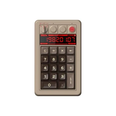 Image de 8BitDo Retro 18 Mechanical Numpad, Supports Calculator Mode, Bluetooth/2.4G/Wired Numpad for Windows and Android C64 Edition