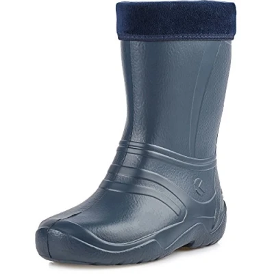 Image de Ladeheid Femme Kl033 Bottes de Pluie, Bleu foncé, 42 EU