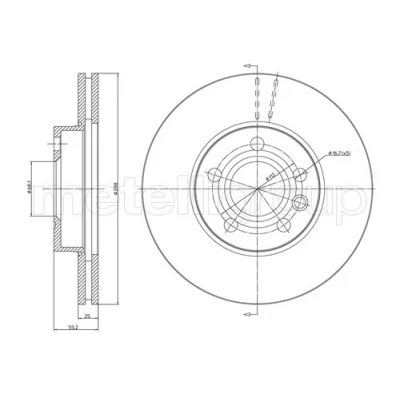 Image de Disque de frein CIFAM 800 403C