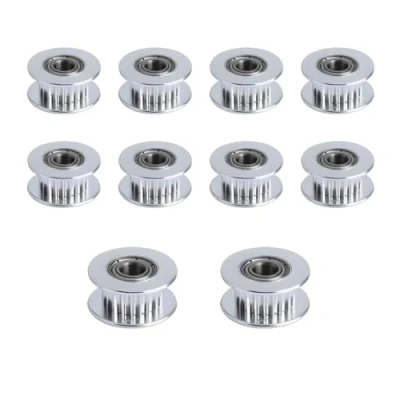 Image de Super Print GT2 Idler Pulley Poulie de renvoi 20 Teeth Bore 5mm pour imprimante 3d 6mm largeur courroie distribution. (10 pièces)