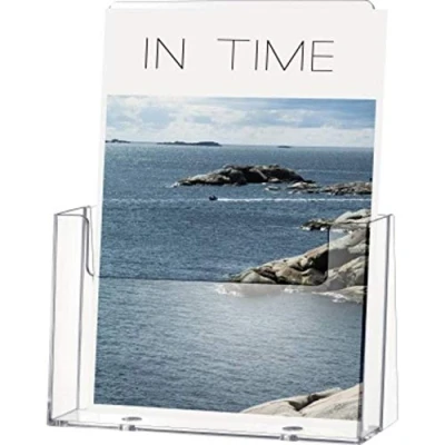 Image de Helit H2352102 Porte brochures de table pour au format DIN A5, haut, transparent