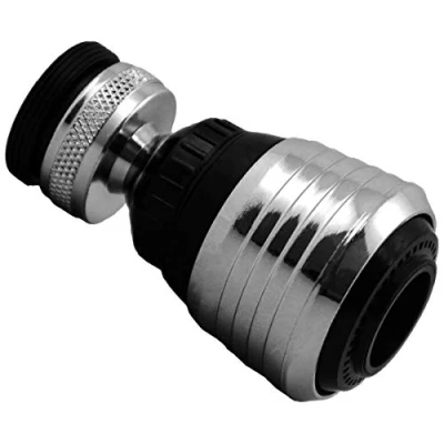 Image de Aérateur de Robinet Pivotant 360 Economiseur d&#039;Eau 2 Jets Compatible Filetage M22 / M24 différentes dimensions
