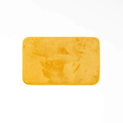 Image de douceur d&#039;interieur FLANOU Tapis Rectangle, Jaune, 50 x 80 cm