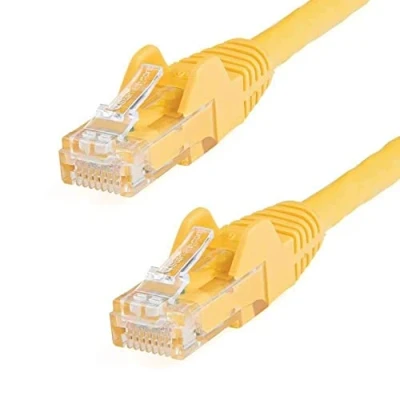 Image de STARTECH Câble réseau Cat6 Gigabit UTP Sans crochet 10 m Cordon Ethernet RJ45 anti accroc patch Mâle / Noir