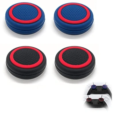 Image de MatoSan® Lot de 4 capuchons pour manette PS4 PS5, PS5 Edge, accessoires Xbox Series One, Playstation 5, embouts protection