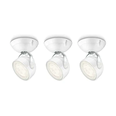 Image de Philips 532303116 Dyna Spot LED Orientable 1 Lampe Matières Synthétiques Blanc