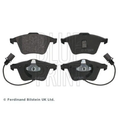 Image de BLUE PRINT ADV184265 Jeu de plaquettes frein Essieu avant contact signal d&#039;usure inclus avec clip piston AUDI: A6 C6 Avant, Berline