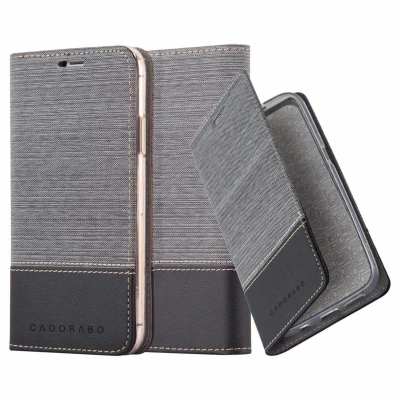 Image de Coque pour Apple iPhone 13 PRO en GRIS NOIR Housse de protection Étui avec fermeture magnétique, fonction support et compartiment carte Neuf