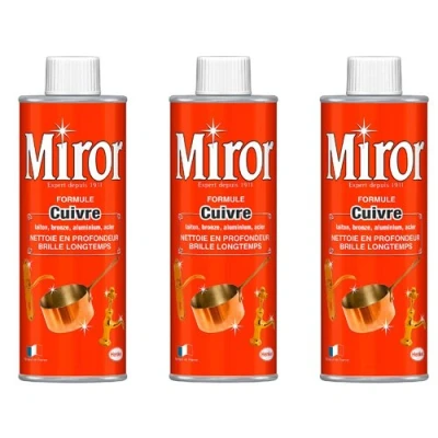 Image de Miror Nettoyant Métaux Cuivre Bidon 250 ml Lot de 3