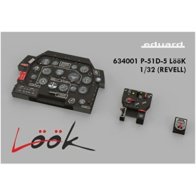 Image de Eduard EDB634001 Kit de Mustang 1/32 P 51D 5 Aspect Laiton (Revell)