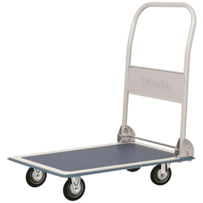 Image de WONDAY Chariot Pliable en Acier Charge maximale 150 kg Plateforme 73x47cm